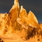Cerro Torre in the early morning sun