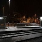 Certaldo stazione sotto la neve