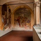 Certosa di Pavia, affreschi del chiostro
