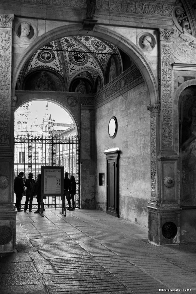 Certosa di Pavia, ingresso