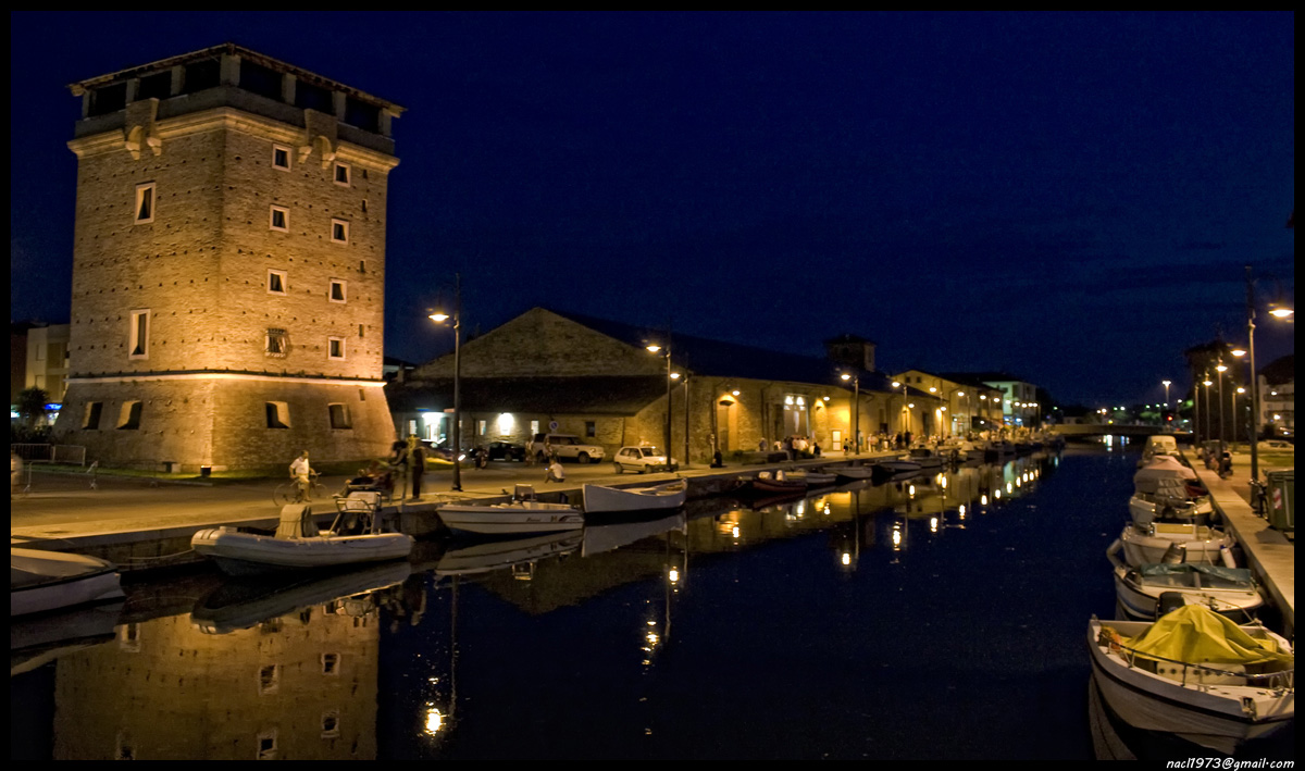 Cervia - La torre nel canale