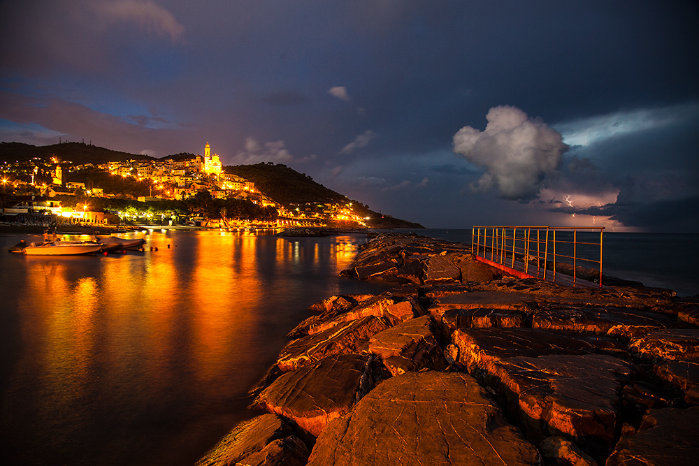 Cervo in Abendstimmung