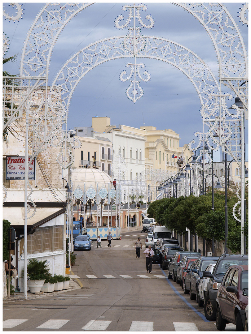 Cesarea Terme gli addobbi