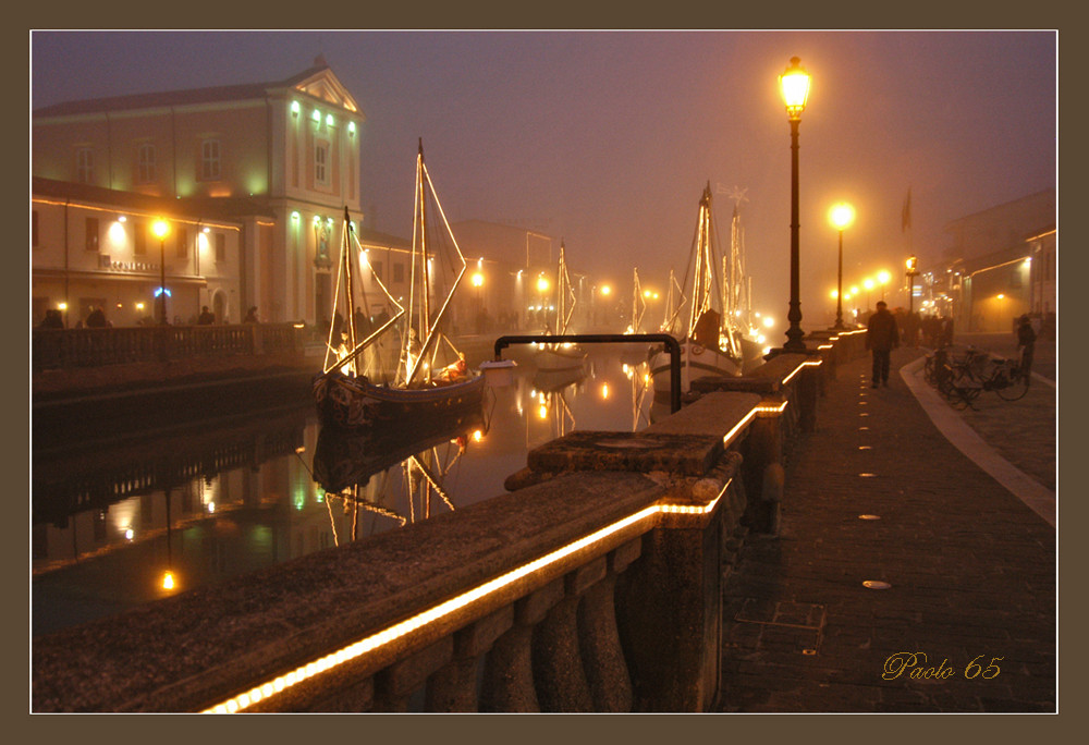 Cesenatico nella nebbia