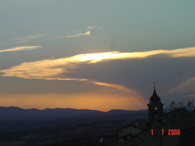 Cesi : tramonto