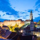 Cesky Krumlov bei Nacht