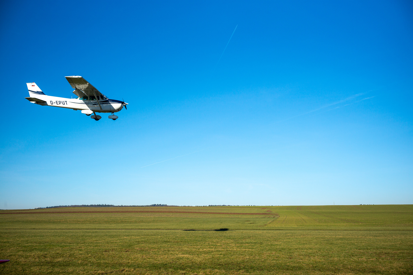 Cessna im Landeanflug