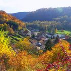 c'est chez moi, mon petit village en forêt