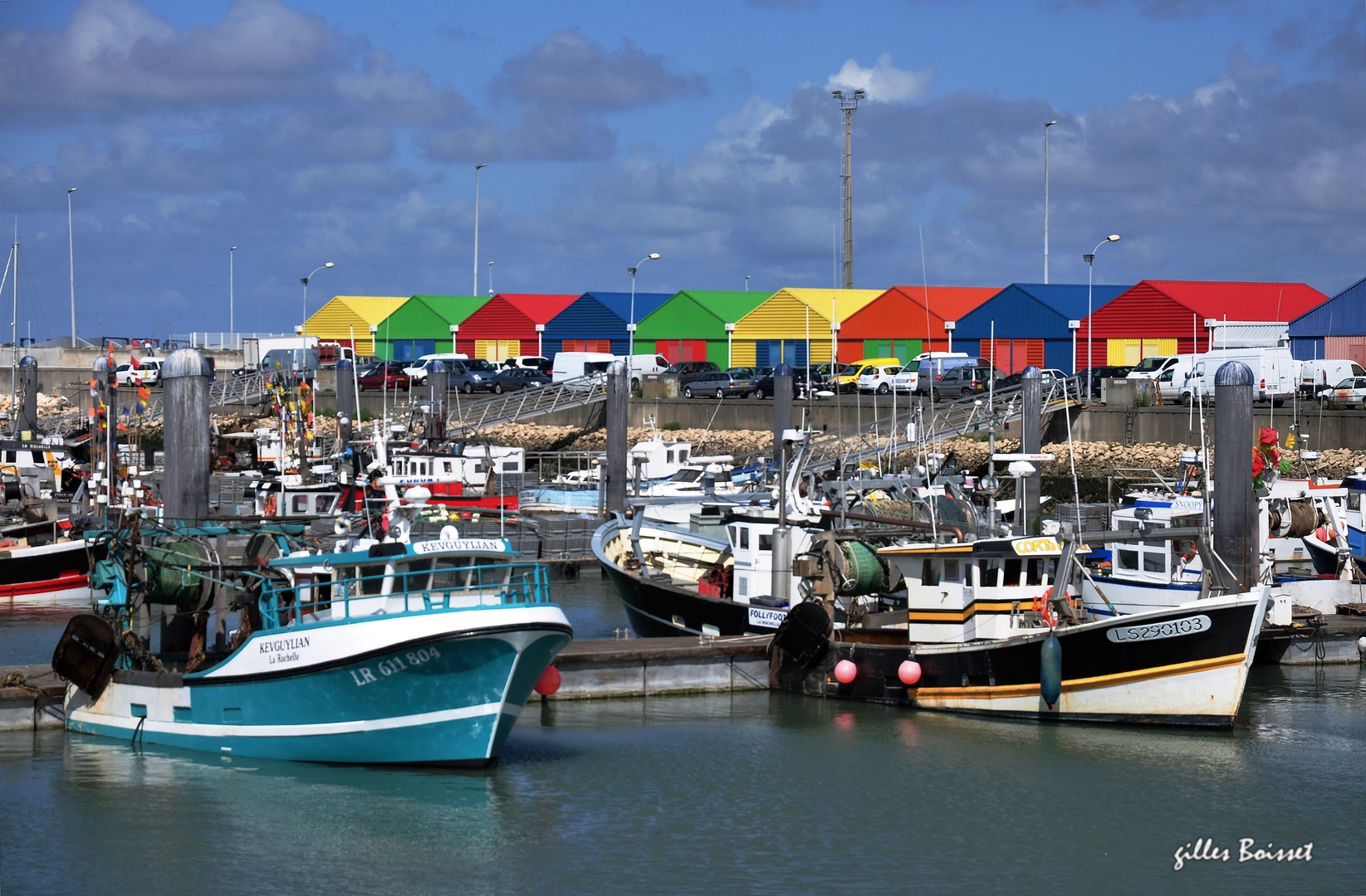 c'est dimanche, les bateaux sont au port