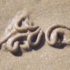 c'est écrit dans le sable ...