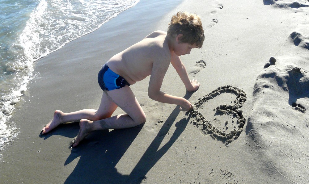 C'est l'amour à la plage ...