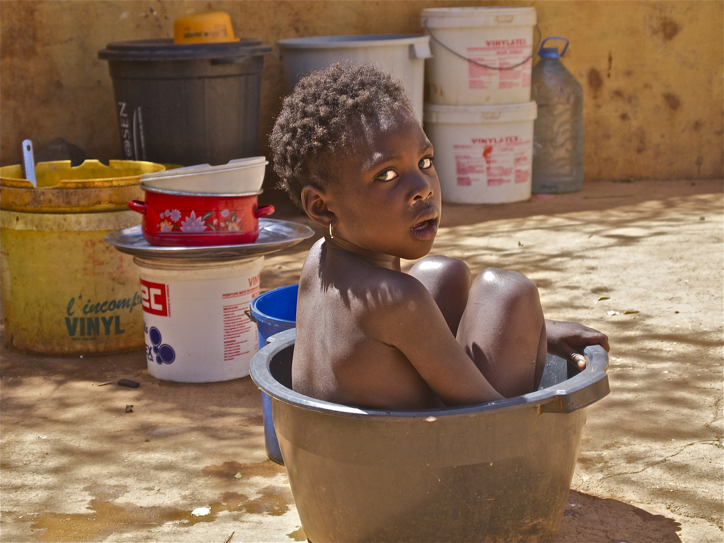 C'est l'heure du bain!