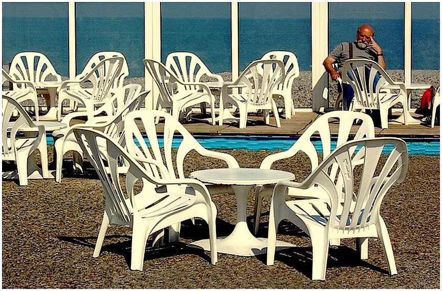 C'était encore l'été au bar de la plage