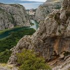 Cetina-Canyon mit Blick auf Omis