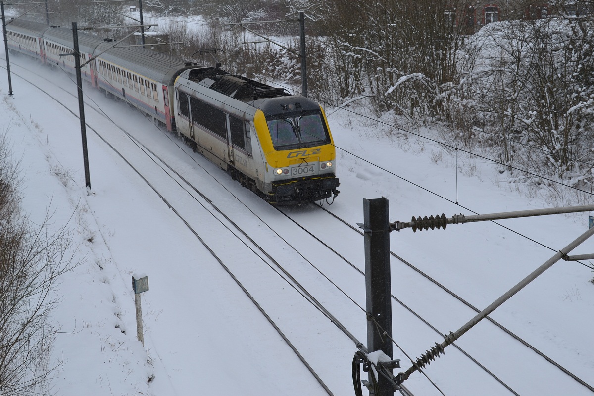 CFL 3004 in Schnee bei Courtil