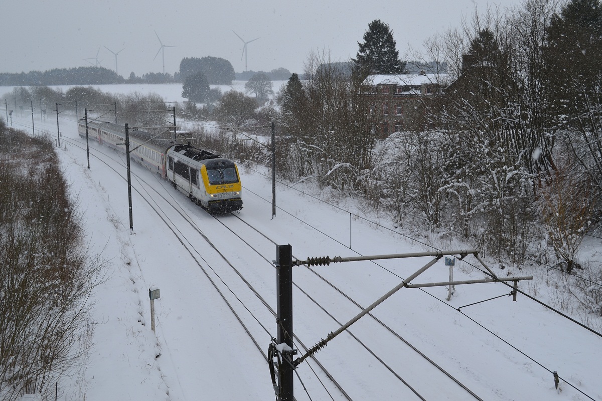 CFL 3011 in Schnee bei Courtil