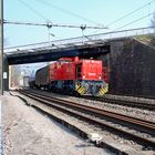 CFL-Cargo 1505 MaK G1206 mit Leerzug.