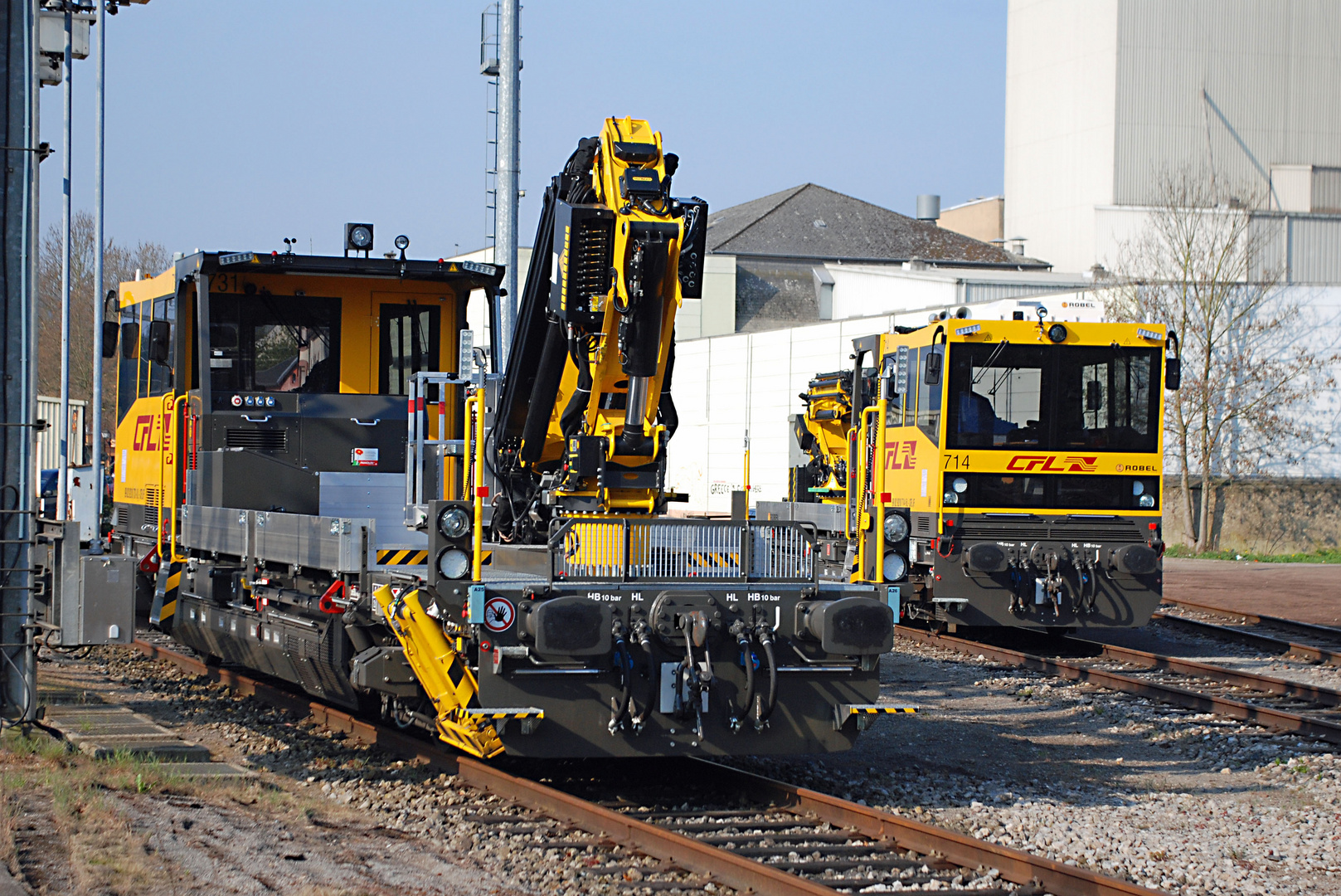 CFL Robel 731 und 714 im Bf Ettelbrück