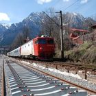 CFR Fast Train near Busteni station