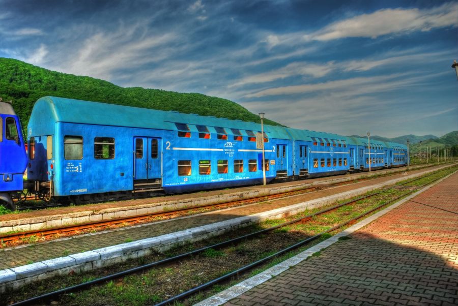 CFR Local Train in Piatra Neamt Station