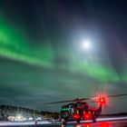 CH - 53 mit Nordlicht