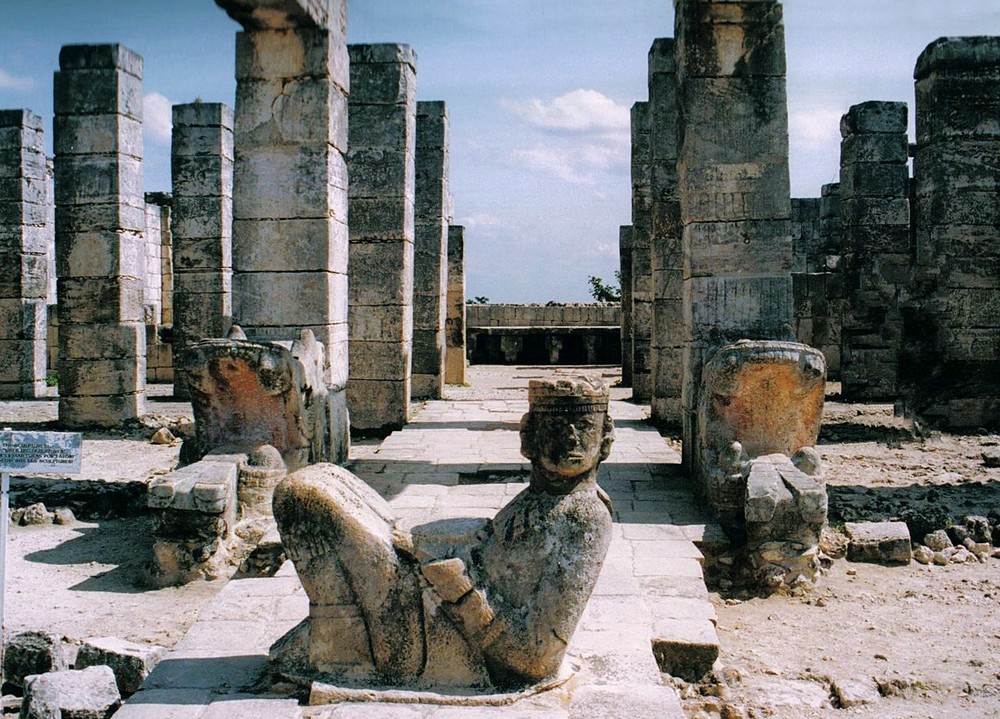 Chacmool au temple des guerriers