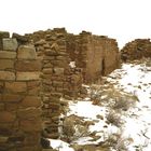 Chaco Canyon in winter