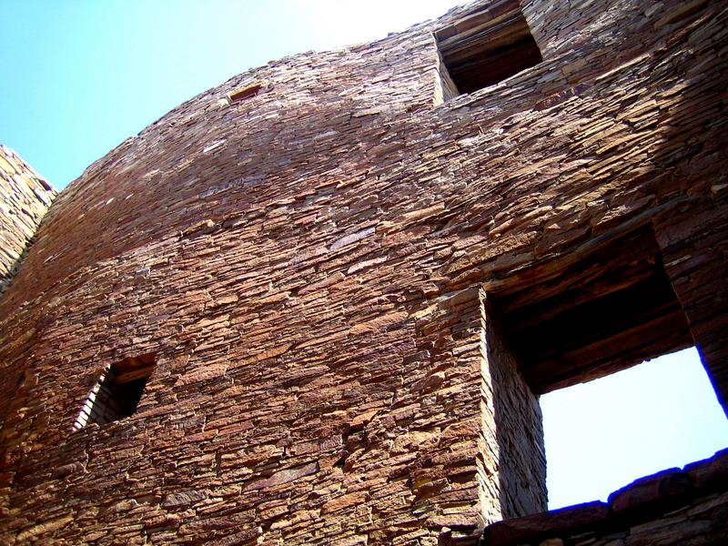 Chaco Canyon Pueblo Bonito Wall