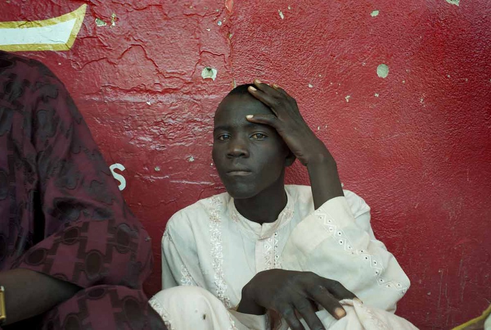 chad, young man in N`djamena