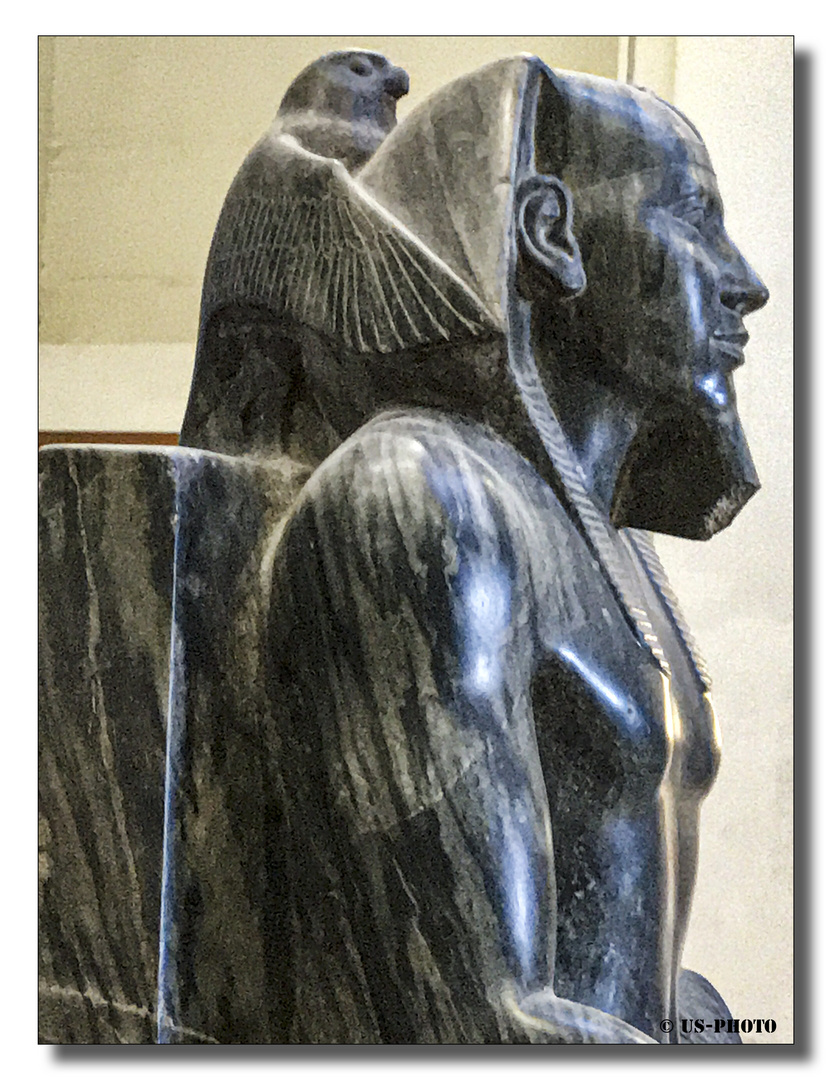 Chafre Statue im ägyptischen Museum Kairo