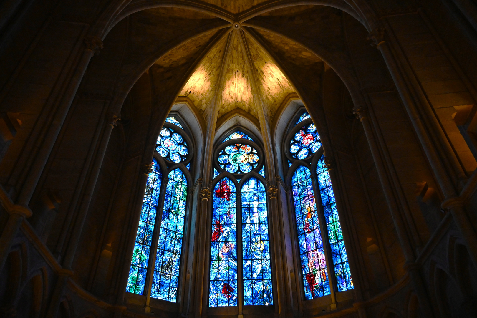 Chagall Fenster am Dom von Reims