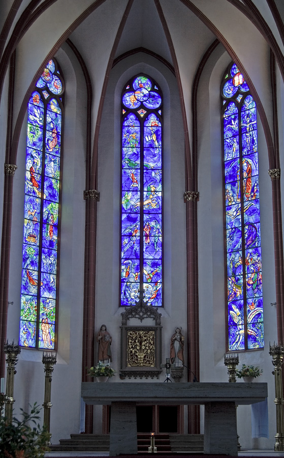 Chagall Fenster in St. Stephan