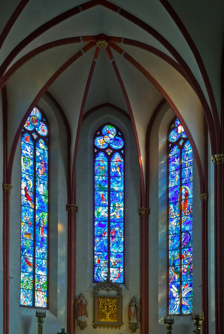 Chagallfenster in der Stefanskirche, Mainz I