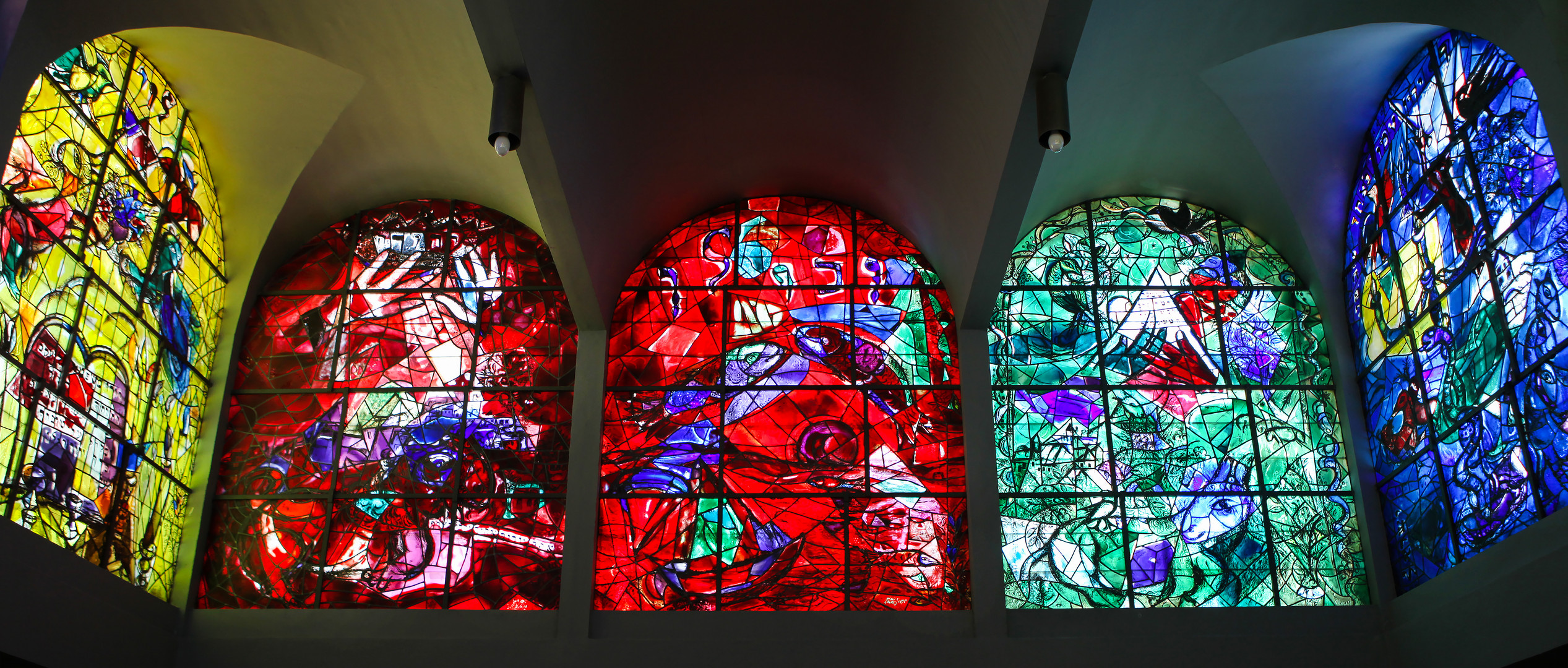 Chagalls Fenster in Jerusalem