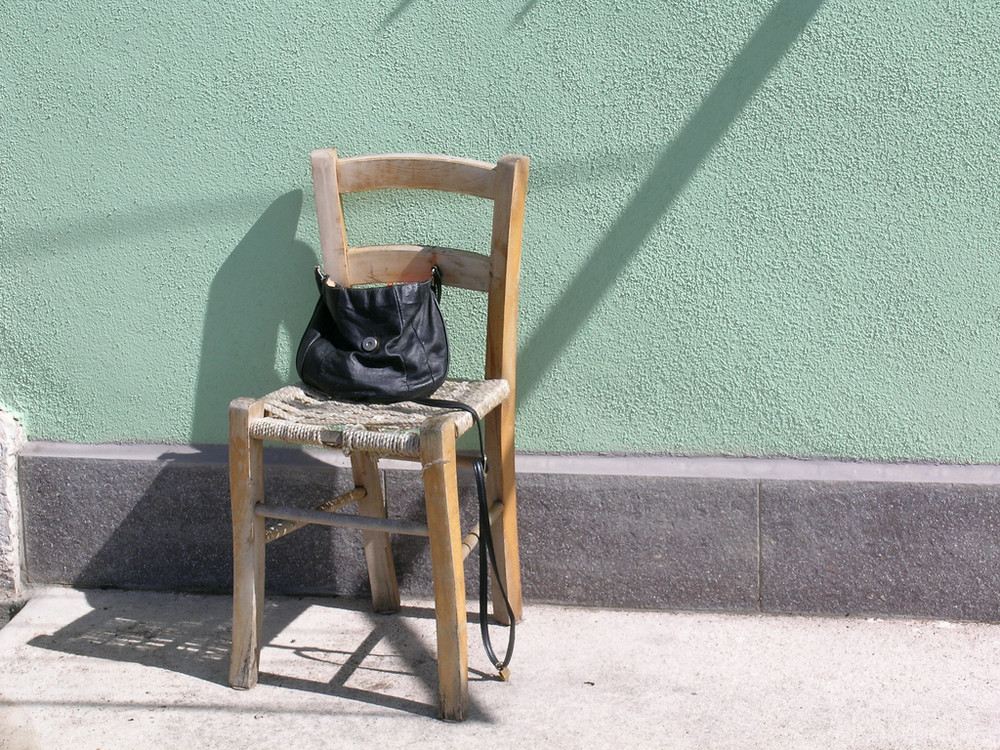 Chair and bag