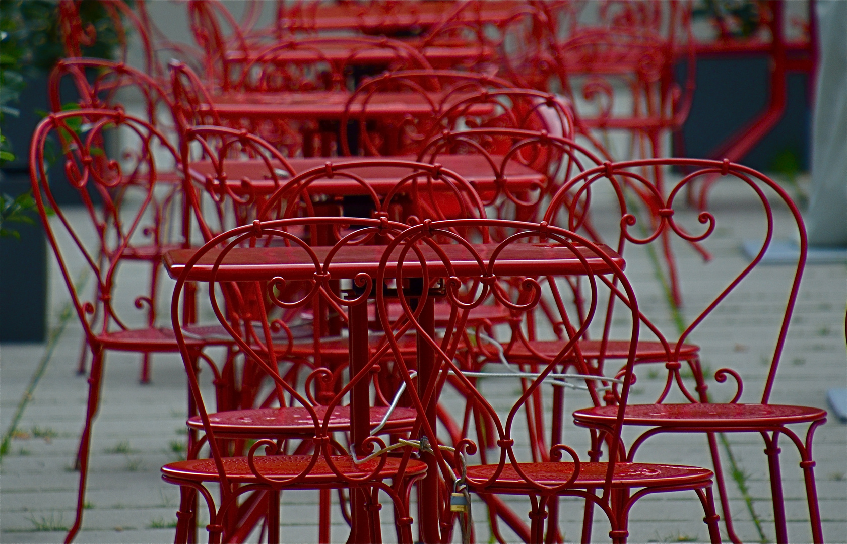 Chairs in Red