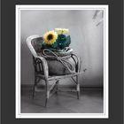 chaise aux tournesols