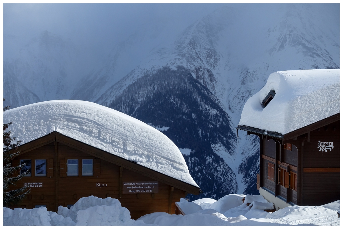 Chalet im Schnee - Bettmeralp