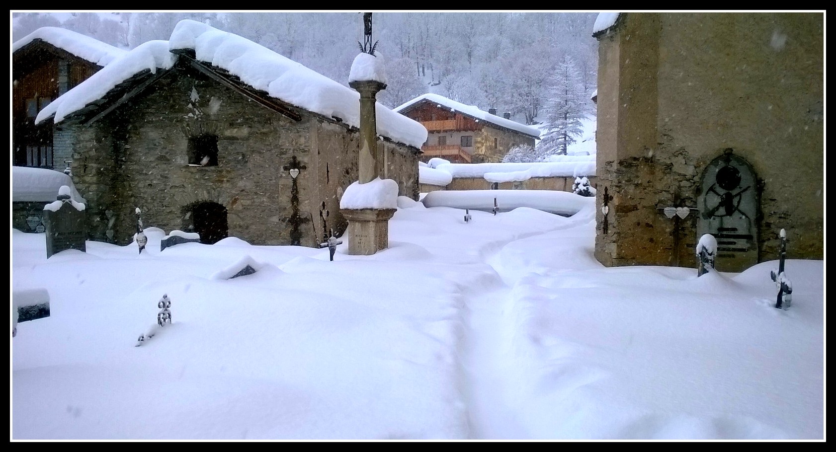 Chalets sous la Neige