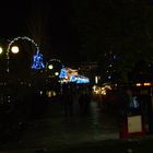 Chalkida Evia Greece The water front decorated for Chrismas