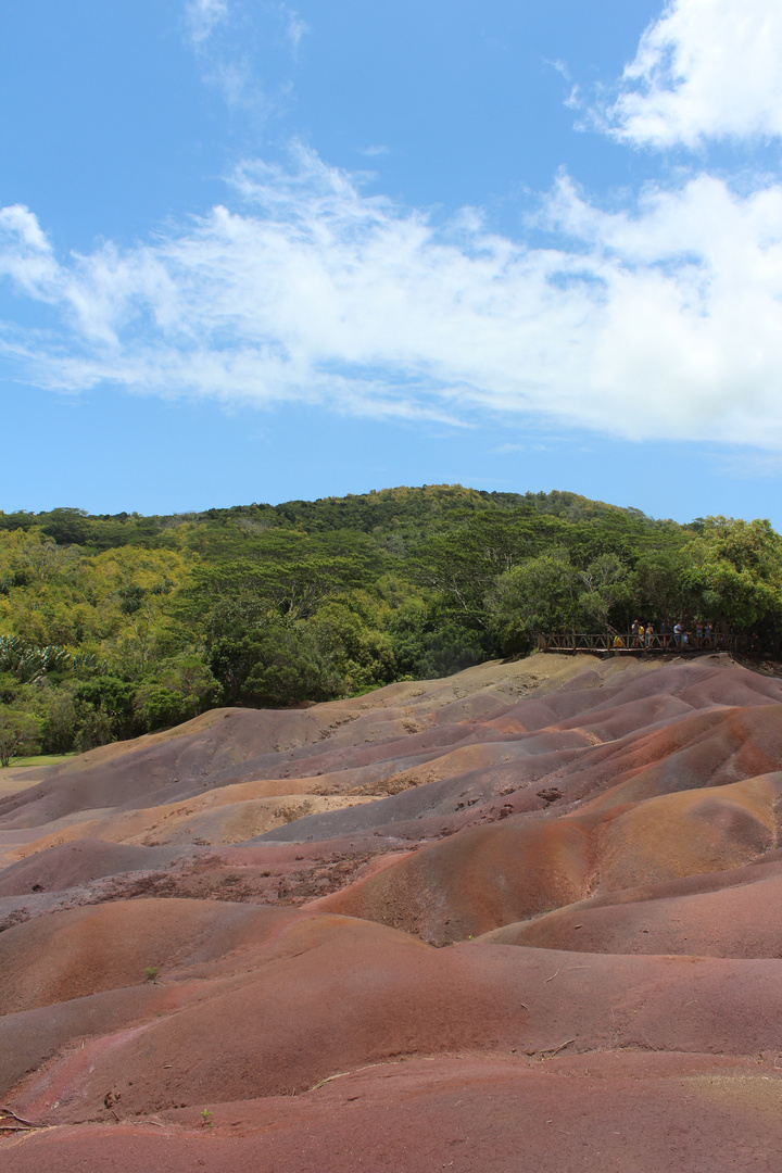 Chamarel 7 coloured earth geopark