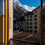 Chamonix-Mont-Blanc - Zimmer-Blick auf Mont Blanc