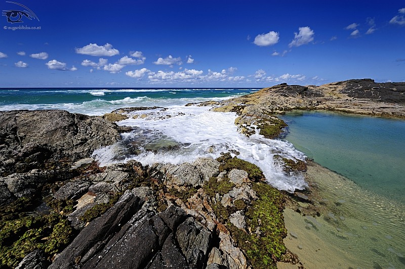 Champagne Pools auf Fraser Island