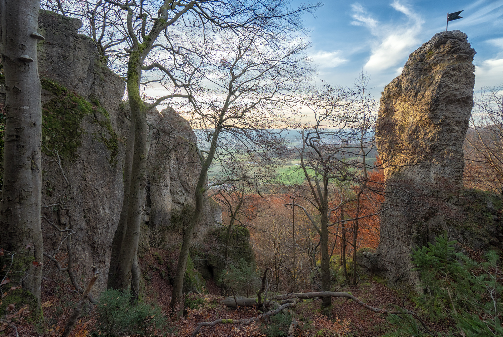 Champagnerfelsen am Glatzenstein