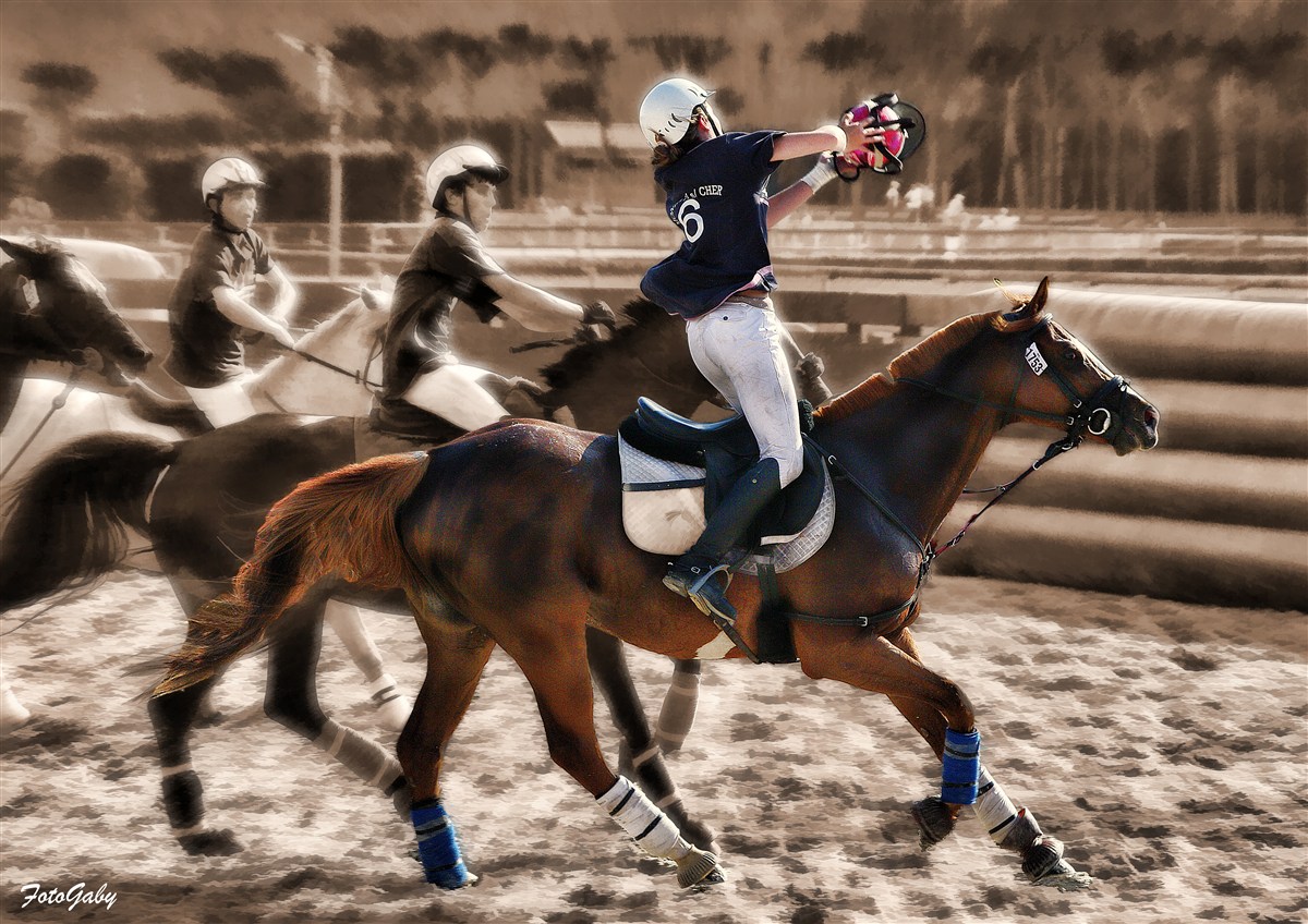 Championnats de France de Horse Ball / Pauline