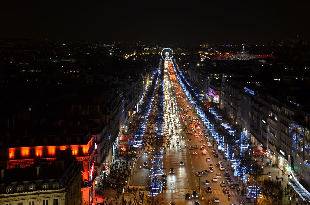 Champs Elysees at Night Foto & Bild europe, france, paris Bilder auf Champs Elysees at Night Foto & Bild europe, france, paris Bilder auf
