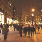Champs Elysees en soirée, abends,at night, de noite
