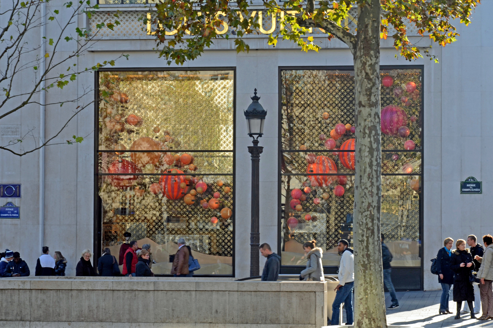 Champs Elysées im Herbst