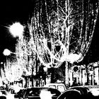 Champs elysees noir et blanc