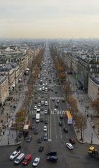 Champs Élysées - View on Champs Élysées from Arc de Triomphe - 01